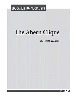 Front cover of Education for Socialist The Abern Clique