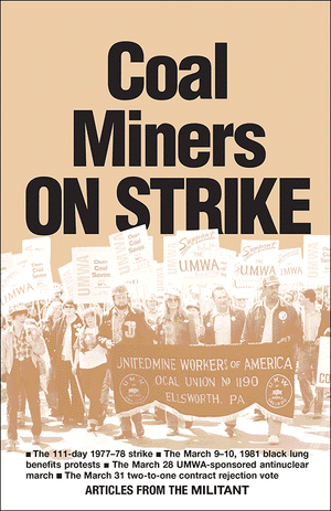 Front cover of Coal Miners on Strike