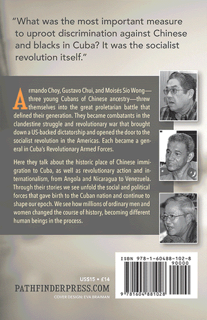 Back cover of Our History Is Still Being Written 