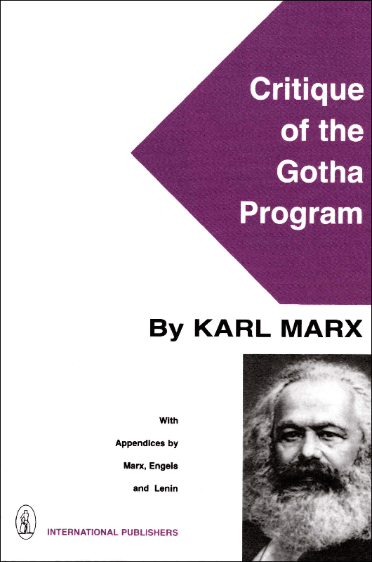 Critique of the Gotha Program